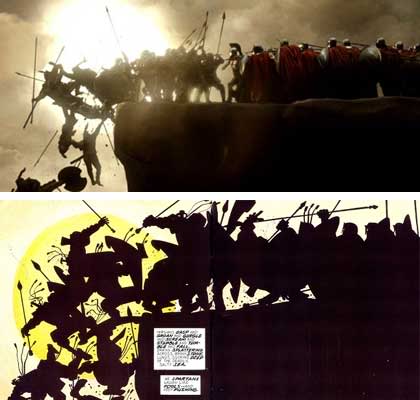 300 - Comic vs. Film