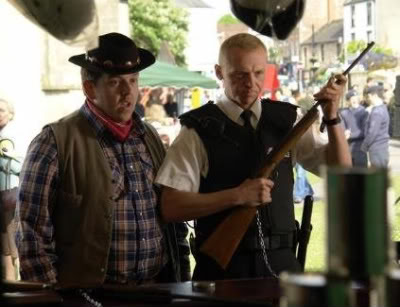 Nick Frost and Simon Pegg in 'Hot Fuzz'