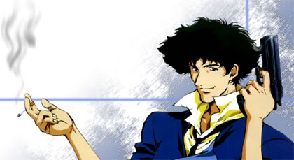 Keanu as Spike in live-action Cowboy Beebop