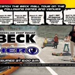 3 shows left: Hero TV’s Beck Mall Tour