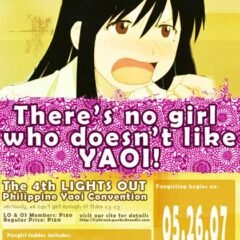 Philippine Yaoi Convention: May 26