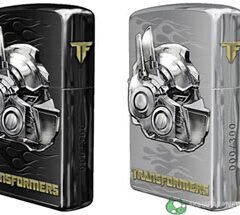 Transformers Zippo lighters for the nicotine geek